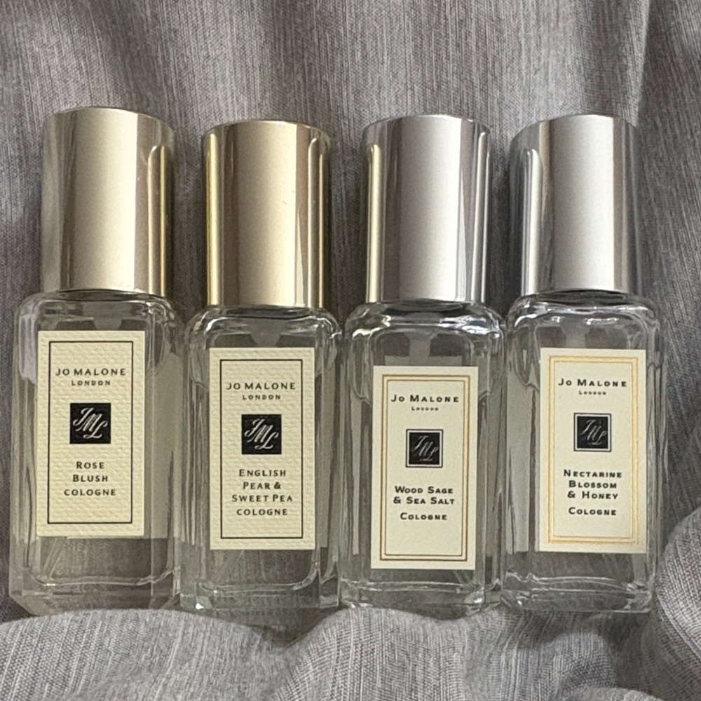 Jo Malone Cologne Collection with Silver and Gold Caps